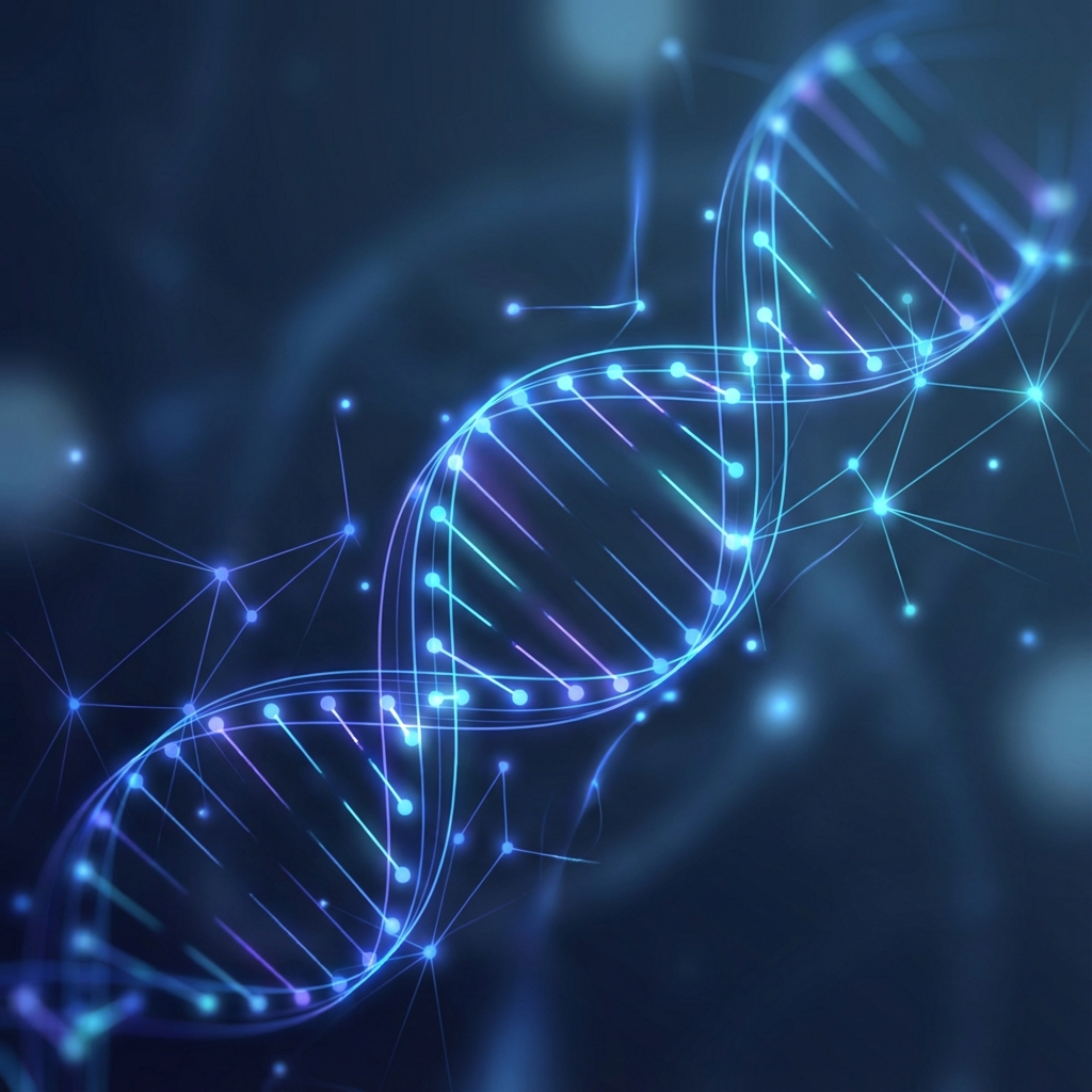 DNA High-Tech Background
